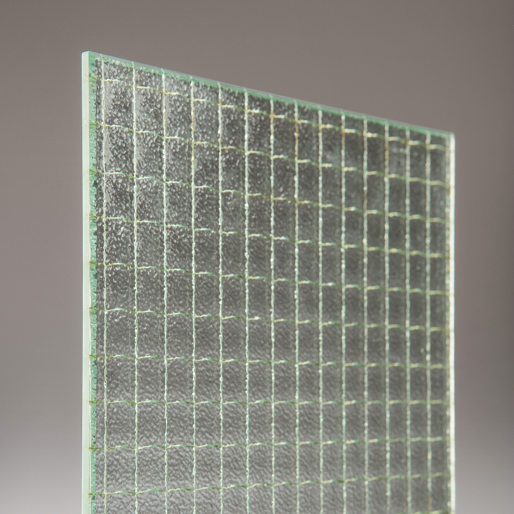 vidrio armado de 6 mm