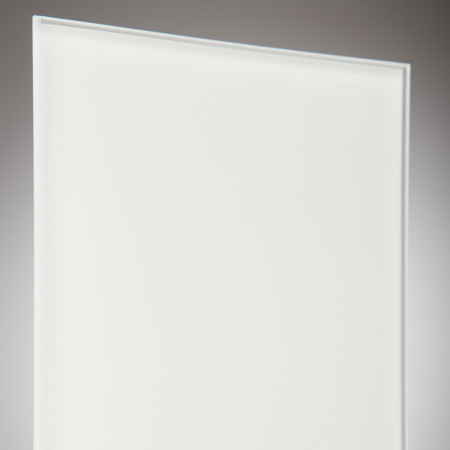 vidrio monolitico Lacobel Blanco RAL-9010