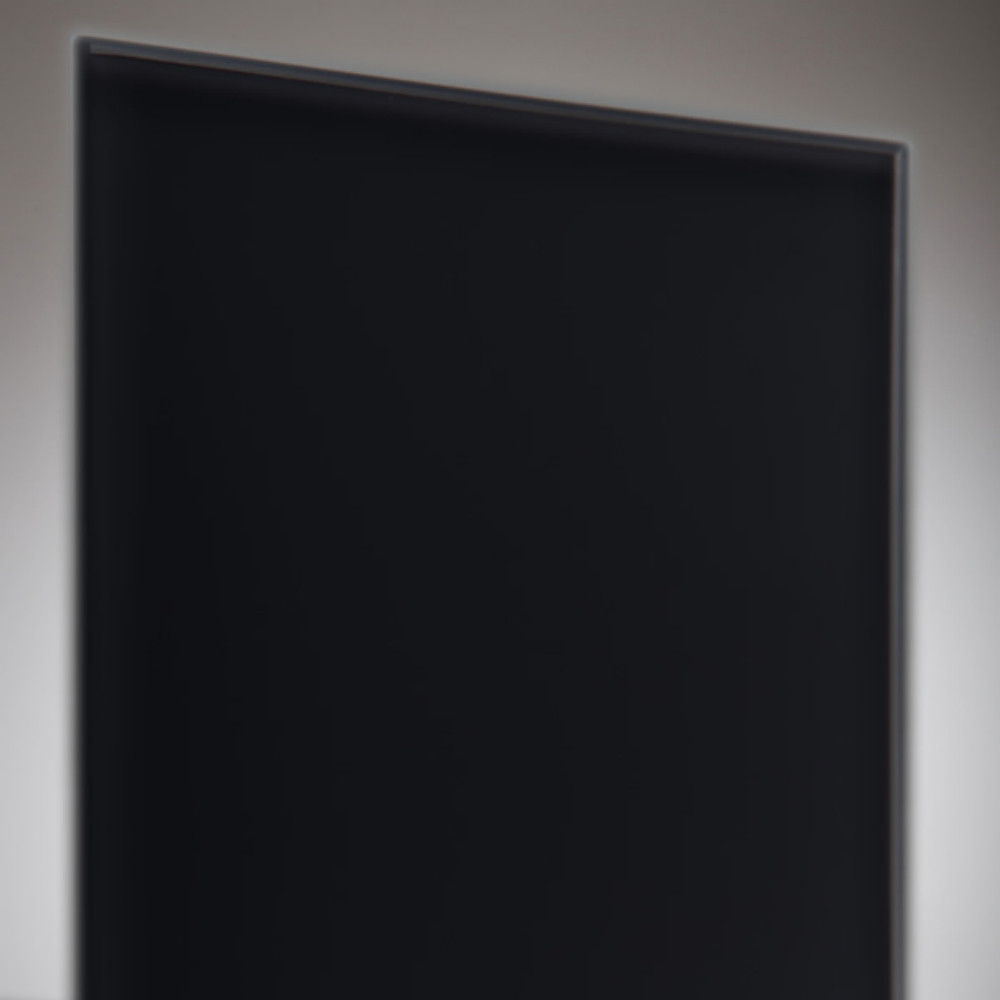 vidrio monolitico Lacobel Negro (Classic Black) RAL-9005